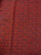 Photo4: N0321A Vintage Japanese women   Vermilion MICHIYUKI outer coat / Synthetic. Tetrapod shape,   (Grade B) (4)