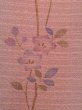 Photo5: N0321E Used Japanese women  Pale Gray MICHIYUKI outer coat / Silk. KIKYO Japanese balloonflower,   (Grade C) (5)