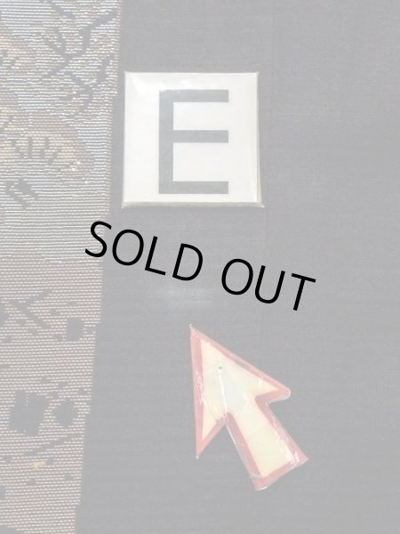 Photo18: N0321F Vintage Japanese women   Black MICHIYUKI outer coat / Silk. Pine tree/branch/needle,   (Grade C) (18)