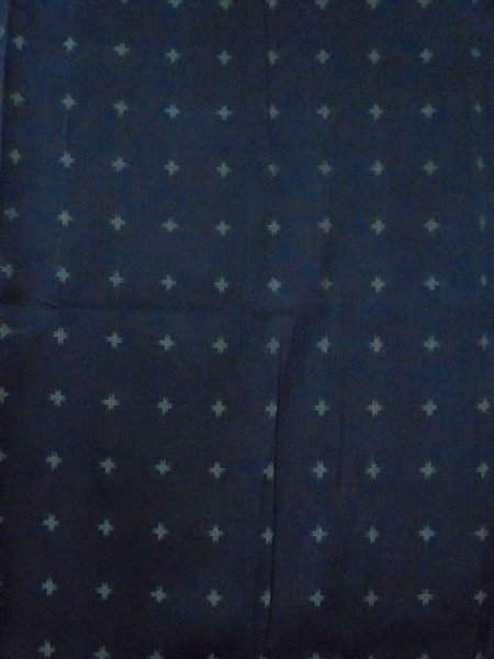 Photo3: N0321K Vintage Japanese women  Dark Teal MICHIYUKI outer coat / Synthetic. Cross There is an impression of use.  (Grade C) (3)