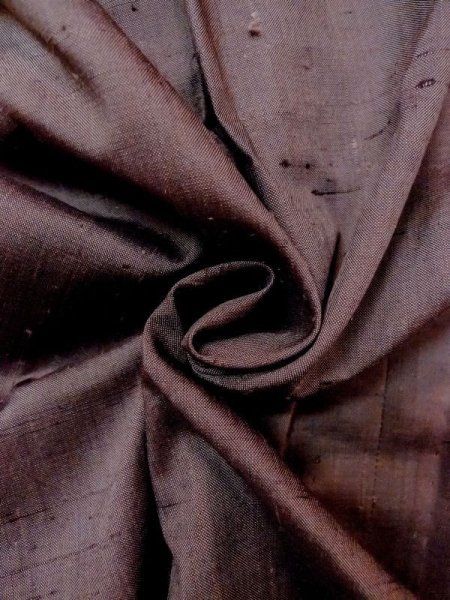 Photo9: N0321M Vintage Japanese women  Grayish Brown MICHIYUKI outer coat / Silk.    (Grade B) (9)