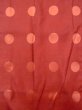 Photo4: Mint N0321U Vintage Japanese women  Shiny Vermilion MICHIYUKI outer coat / Synthetic. Circle   (Grade A) (4)