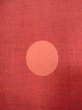 Photo6: Mint N0321U Vintage Japanese women  Shiny Vermilion MICHIYUKI outer coat / Synthetic. Circle   (Grade A) (6)