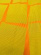 Photo8: Mint N0321Y Vintage Japanese women   Yellowish Green Rain coat / Synthetic. Stripes,   (Grade A) (8)