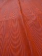 Photo9: N0321Z Vintage Japanese women  Reddish Brown MICHIYUKI outer coat / Synthetic. Wood grain pattern   (Grade B) (9)