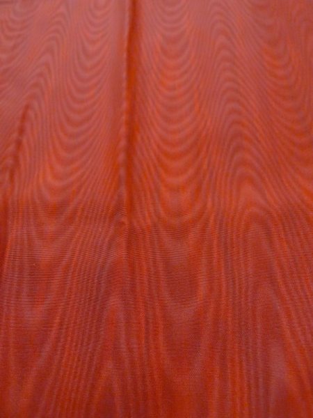 Photo10: N0321Z Vintage Japanese women  Reddish Brown MICHIYUKI outer coat / Synthetic. Wood grain pattern   (Grade B) (10)