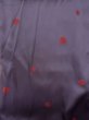 Photo4: N0322A Vintage Japanese women  Grayish Purple MICHIYUKI outer coat / Silk. Circle   (Grade B) (4)