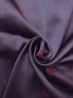 Photo11: N0322A Vintage Japanese women  Grayish Purple MICHIYUKI outer coat / Silk. Circle   (Grade B) (11)