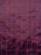 Photo4: Mint N0322B Vintage Japanese women   Purple Rain coat / Synthetic. Plaid Checks   (Grade A) (4)