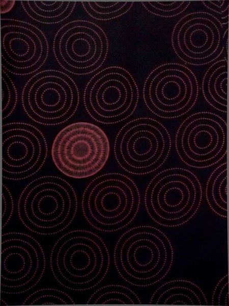 Photo4: N0329A Vintage Japanese women   Black MICHIYUKI outer coat / Silk. Dot,   (Grade B) (4)