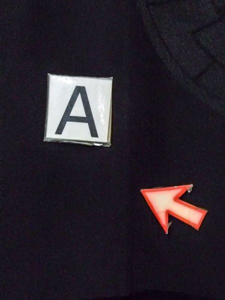 Photo12: N0329F Vintage Japanese women   Black MICHIYUKI outer coat / Silk.    (Grade D) (12)