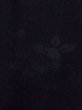 Photo5: N0329G Vintage Japanese women   Black MICHIYUKI outer coat / Silk.    (Grade C) (5)