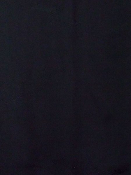 Photo4: N0329H Vintage Japanese women   Black MICHIYUKI outer coat / Silk.    (Grade C) (4)