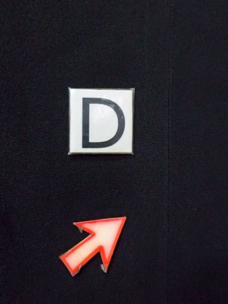 Photo15: N0329H Vintage Japanese women   Black MICHIYUKI outer coat / Silk.    (Grade C) (15)