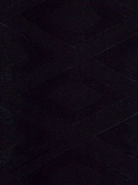 Photo6: N0329I Vintage Japanese women   Black MICHIYUKI outer coat / Synthetic.    (Grade B) (6)