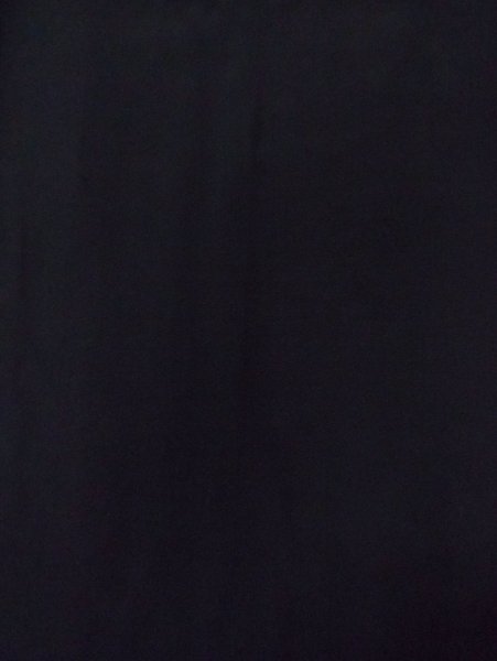 Photo4: N0329K Vintage Japanese women   Black MICHIYUKI outer coat / Silk.    (Grade C) (4)