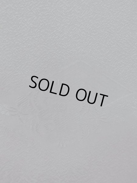 Photo7: Mint N0329N Vintage Japanese women   Black MICHIYUKI outer coat / Silk. Flower   (Grade A) (7)