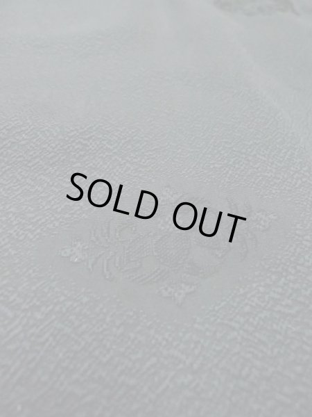 Photo9: Mint N0329N Vintage Japanese women   Black MICHIYUKI outer coat / Silk. Flower   (Grade A) (9)