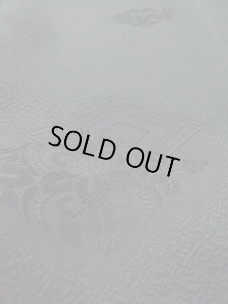 Photo10: Mint N0329N Vintage Japanese women   Black MICHIYUKI outer coat / Silk. Flower   (Grade A) (10)