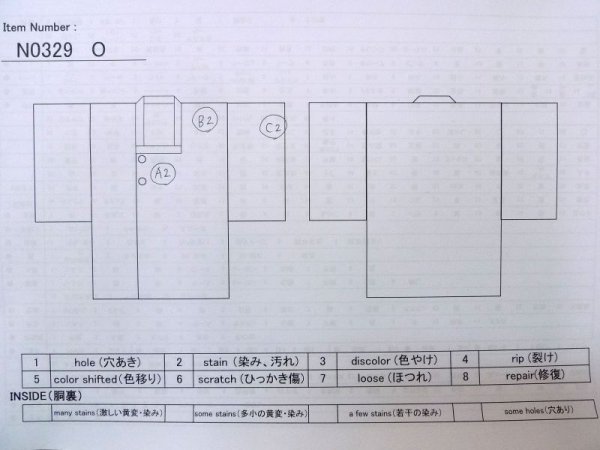 Photo13: N0329O Vintage Japanese women   Black MICHIYUKI outer coat / Silk. Flower,   (Grade B) (13)