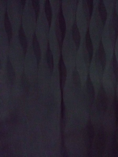 Photo3: Mint N0329P Vintage Japanese women   Black MICHIYUKI outer coat / Silk.    (Grade A) (3)