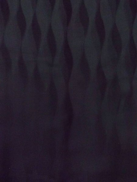 Photo4: Mint N0329P Vintage Japanese women   Black MICHIYUKI outer coat / Silk.    (Grade A) (4)