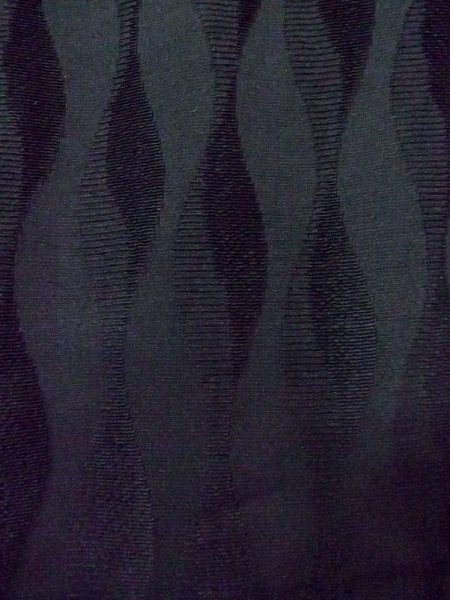 Photo7: Mint N0329P Vintage Japanese women   Black MICHIYUKI outer coat / Silk.    (Grade A) (7)