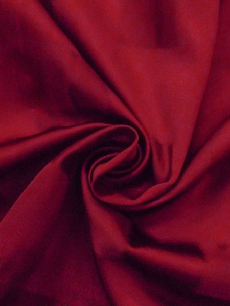 Photo9: N0330A Vintage Japanese women   Dark Red MICHIYUKI outer coat / Synthetic.    (Grade C) (9)