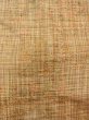 Photo7: N0409M Vintage Japanese women   Brown TSUMUGI pongee / Silk. Flower,   (Grade B) (7)