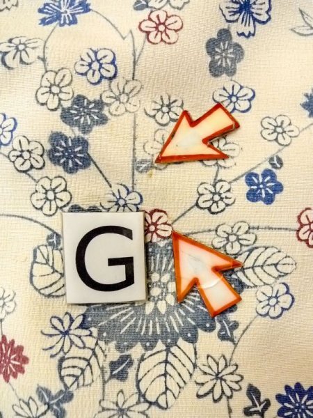 Photo20: N0409R Vintage Japanese women   Off White KOMON dyed / Silk. SAKURA cherry blossom,   (Grade C) (20)