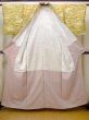 Photo2: Mint N0410B Vintage Japanese women   Golden Yellow KOMON dyed / Silk. Chrysanthemum,   (Grade A) (2)