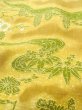 Photo10: Mint N0410B Vintage Japanese women   Golden Yellow KOMON dyed / Silk. Chrysanthemum,   (Grade A) (10)