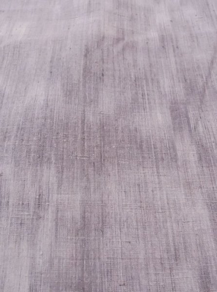Photo9: N0430B Vintage Japanese women   Gray TSUMUGI pongee / Silk. Gradation   (Grade B) (9)