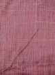 Photo3: N0430H Vintage Japanese women  Light Red TSUMUGI pongee / Silk. Plaid Checks   (Grade C) (3)