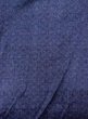 Photo3: N0430L Vintage Japanese women  Pale Indigo Blue TSUMUGI pongee / Silk. Lozenges,   (Grade B) (3)