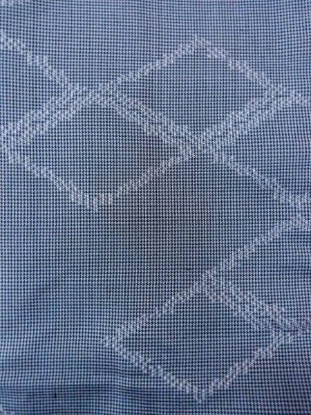 Photo7: N0430S Vintage Japanese women  Grayish Blue OSHIMA-TSUMUGI / Silk. Lozenges   (Grade C) (7)