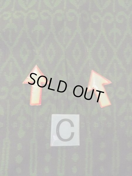 Photo16: N0430V Vintage Japanese women   Black OSHIMA-TSUMUGI / Silk. Chinese flower,   (Grade B) (16)