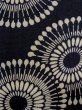 Photo7: N0509A Antique Japanese women   Black HAORI short jacket / Silk. Chrysanthemum   (Grade C) (7)