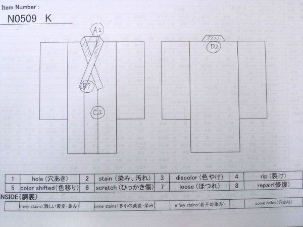Photo13: N0509K Vintage Japanese women   Gray TSUMUGI pongee / Silk. TSUDUMI hand drum Picture roll, screen pattern  (Grade B) (13)