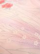 Photo10: N0509S Vintage Japanese women  Pale Pink KOMON dyed / Silk. Flower,   (Grade B) (10)
