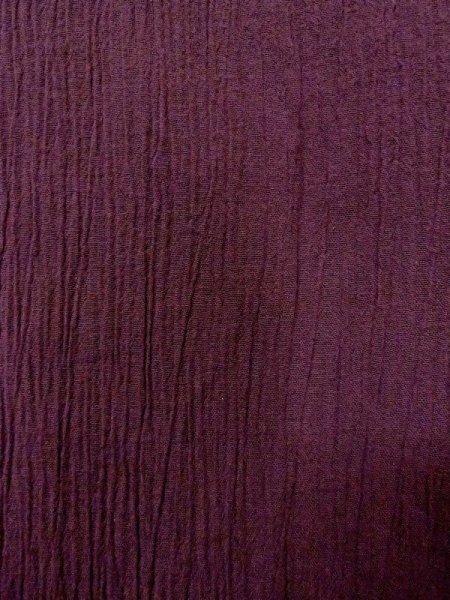 Photo5: N0513E Brand new 【Size 4L】 Japanese  Purplish Dark Red Men's Yukata / Cotton.  Made in China, Crepe de chine texture  (Grade A+) (5)