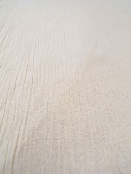 Photo8: N0513I Brand new 【Size 5L】 Japanese   Beige Men's Yukata / Cotton.  Made in China, Crepe de chine texture  (Grade A+) (8)