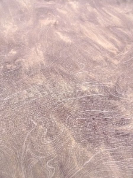 Photo8: N0529H Vintage Japanese women  Grayish Purple HAORI short jacket / Silk. Wood grain pattern   (Grade C) (8)