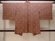 Photo2: Mint N0529M Vintage Japanese women  Grayish Pink HAORI short jacket / Silk. Flower,   (Grade A) (2)