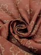 Photo12: Mint N0529M Vintage Japanese women  Grayish Pink HAORI short jacket / Silk. Flower,   (Grade A) (12)