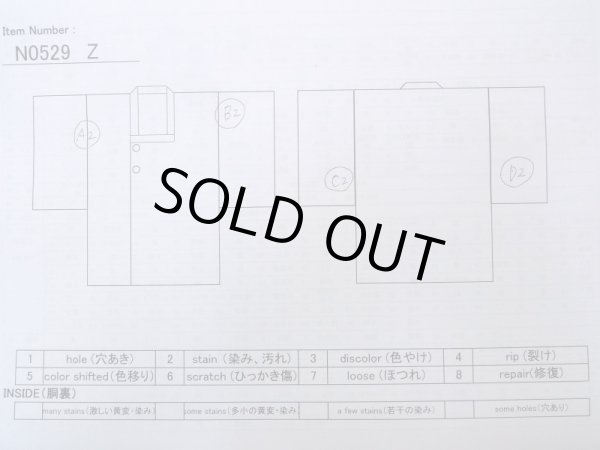 Photo13: N0529Z Vintage Japanese women   Black MICHIYUKI outer coat / Silk. Line   (Grade B) (13)