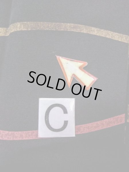 Photo16: N0529Z Vintage Japanese women   Black MICHIYUKI outer coat / Silk. Line   (Grade B) (16)