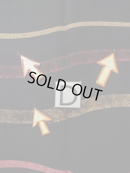 Photo17: N0529Z Vintage Japanese women   Black MICHIYUKI outer coat / Silk. Line   (Grade B) (17)