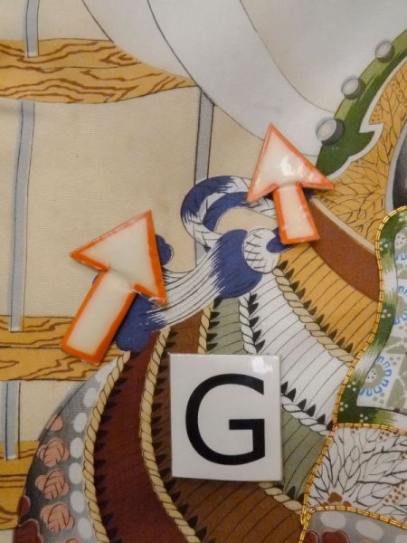 Photo29: N0611A Used Japanese   Black Kids / Silk. Cloud, Allow, Samurai helmet design  (Grade D) (29)