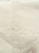Photo6: N0611C Vintage Japanese women   White JUBAN undergarment / Silk. Crane,   (Grade B) (6)